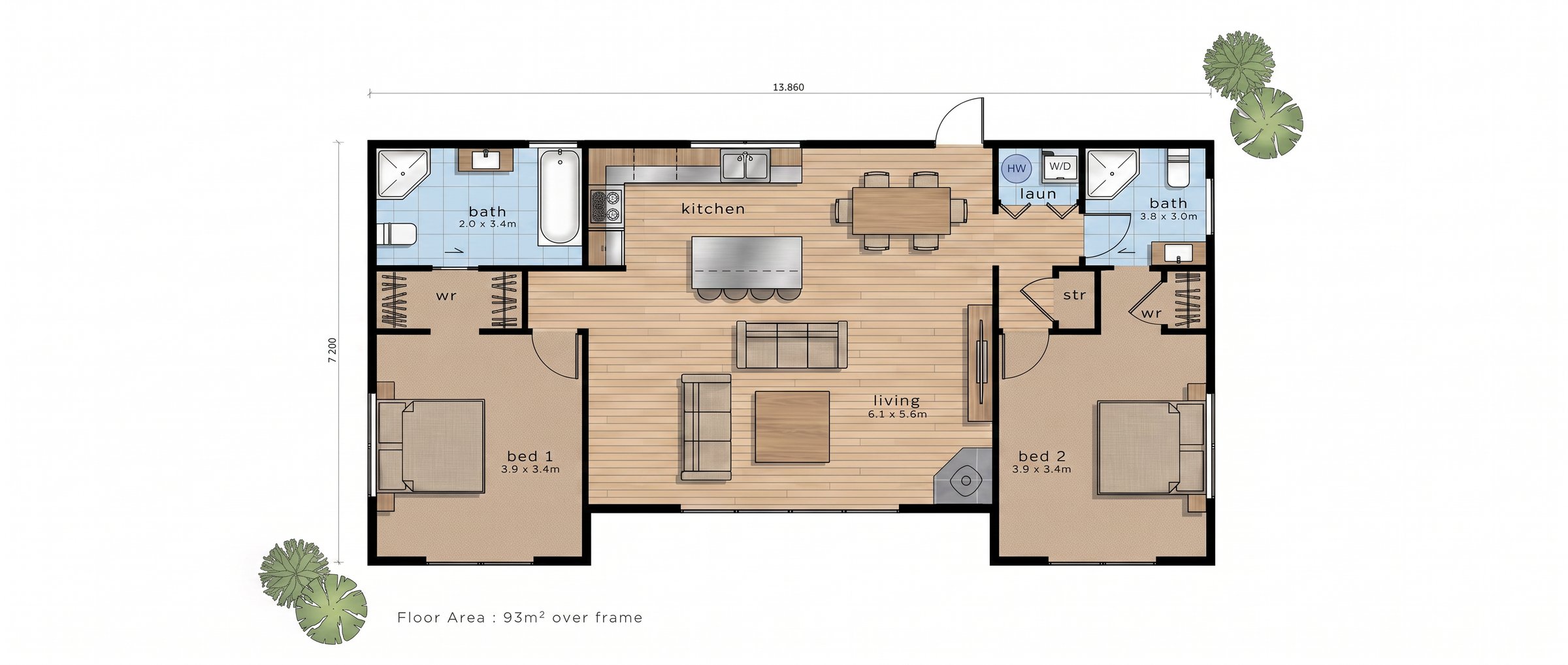 Maitai floor plan - Xtreme Builders Taupō